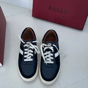 Authentic Bally sneakers navy blue suede white Bally Sprinter Men main image 2